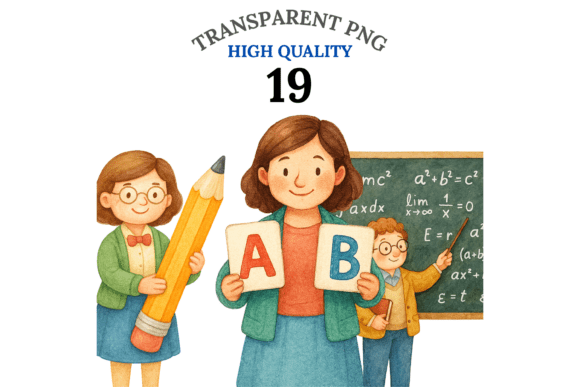 19 Teacher Clipart: A Versatile Resource for Educational and Creative Projects