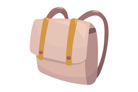 Cute Beige Boho Backpack