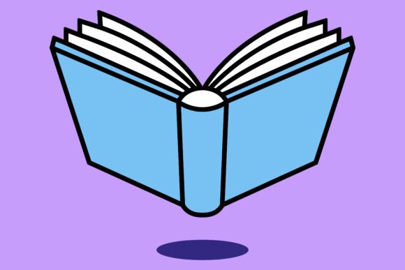 Education Concept Book Vector Art 8: A Versatile Design for Educational and Creative Projects