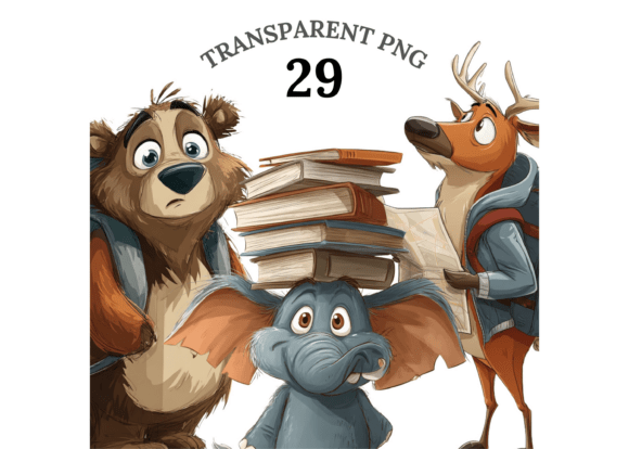 School Animal Clipart Set: A Strategic Tool for Educational Creativity and Branding